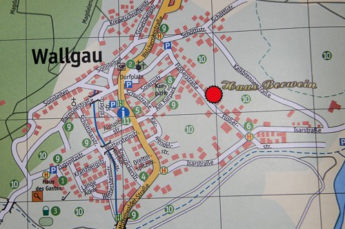 Ortsplan von Wallgau